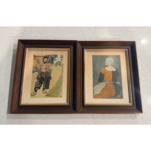 Unknown Other - Set of 2 Vintage Edward Penfield Vintage Print 1979 | Home Decor Wall Art